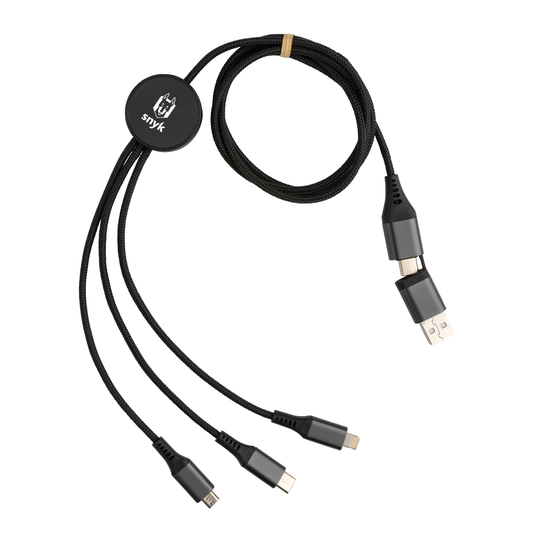 RCS recycled aluminium 120cm 6-in-1 cable (Tillie)
